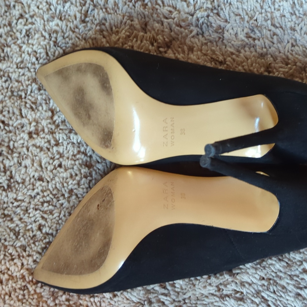 Zara High Heel Pointed Toe Booties - Picture 8 of 8